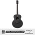 Zoso Music Enya EM-X0 36-inch acoustic guitar in matte black with HPL spruce top and auditorium body shape