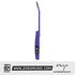 Zoso Music Enya NEXG2 38-inch smart audio guitar in purple carbon fiber, side profile view with touch display.