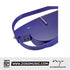Zoso Music Enya NEXG2 38-inch purple carbon fiber smart audio guitar showing the built-in speaker and input ports.