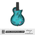 Zoso Music Enya Nova GO Sonic Hatsune Miku edition electric guitar in blue with carbon fiber body and anime graphics.