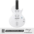 Zoso Music Enya Nova GO Sonic electric guitar in white with carbon fiber body and integrated smart speaker system