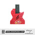 Zoso Music Enya Nova U Ali Fox custom red concert ukulele with carbon fiber body and cute character graphic design
