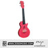 Zoso Music Enya Nova U Ali Fox concert ukulele in matte red with carbon fiber body and cute character graphic