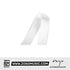 Zoso Music Enya Nova U series white woven nylon ukulele strap with durable leather ends