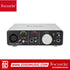 Zoso Music Focusrite iTrack Solo audio interface with aluminum unibody, XLR mic input, and gain halo indicators.