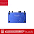 Zoso Music Focusrite Scarlett 2i2 4th Gen Anniversary Edition audio interface showing the blue underside with schematics