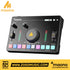 Zoso Music Maono AMC2 NEO black audio mixer with gain knobs, sound pads, and LED indicators for podcasting streaming