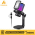 Zoso Music Maono DGM20 condenser gaming microphone with RGB lighting, pop filter, and adjustable stand