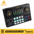 Zoso Music Maonocaster AME2 audio production studio console with knobs, sliders, and soundpads for live streaming.