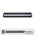 Zoso Music Medeli SP-C120 88-key digital piano with weighted keys and touch-sensitive controls, black.