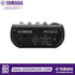 Zoso Music Yamaha AG03 Mk2 3-channel mixer back panel showing USB 2.0 and 5V DC power ports for streaming connectivity
