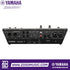 Rear panel of the black Yamaha AG08 8-channel streaming mixer showing XLR, TRS, and RCA input and output ports.