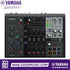 Zoso Music Yamaha AG08 8-channel black streaming mixer with faders, DSP effect controls, and customizable sound pads.