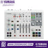 Zoso Music Yamaha AG08 8-channel white streaming mixer and audio interface with faders, sound pads, and DSP controls