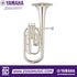 Zoso Music Yamaha YAH-203S silver-plated Eb alto horn with three top-action valves and an upright bell