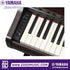Close-up of the control panel and weighted keys on a Zoso Music Yamaha Arius YDP-166 digital piano.