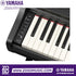 Zoso Music Yamaha Arius YDP-166 digital piano control panel and weighted keys with matte black keytops