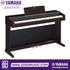 Zoso Music Yamaha Arius YDP-145 digital piano in rosewood finish with 88 weighted keys and three pedals