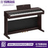 Zoso Music Yamaha Arius YDP-146 digital piano in dark rosewood finish with 88 weighted keys and three pedals