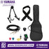 Zoso Music Yamaha TRBX174 bass guitar accessory bundle including gig bag, stand, strap, tuner, cable, and picks.