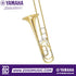 Zoso Music Yamaha YBL-421G intermediate bass trombone with a gold brass bell and lacquer finish
