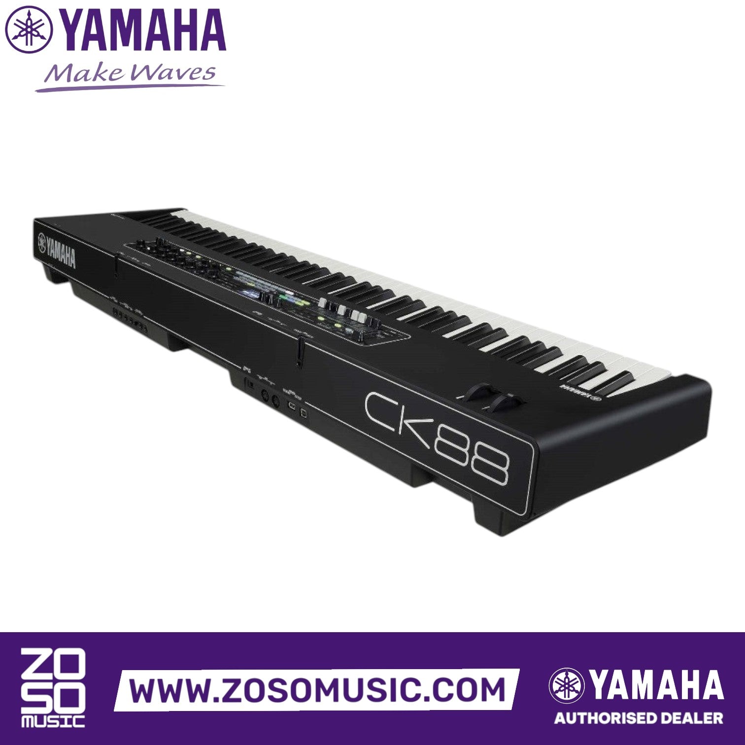 Zoso Music Yamaha CK88 88-key stage piano with graded hammer action keys and intuitive control interface