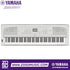Zoso Music Yamaha DGX-670 88-key digital piano in white with integrated speakers and color LCD display
