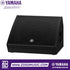 Zoso Music Yamaha DHR12M 1000-watt 12-inch powered coaxial floor monitor speaker with black plywood enclosure