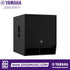 Zoso Music Yamaha DXS18XLF-D 18-inch powered subwoofer in a black plywood cabinet with a front grille and logo.
