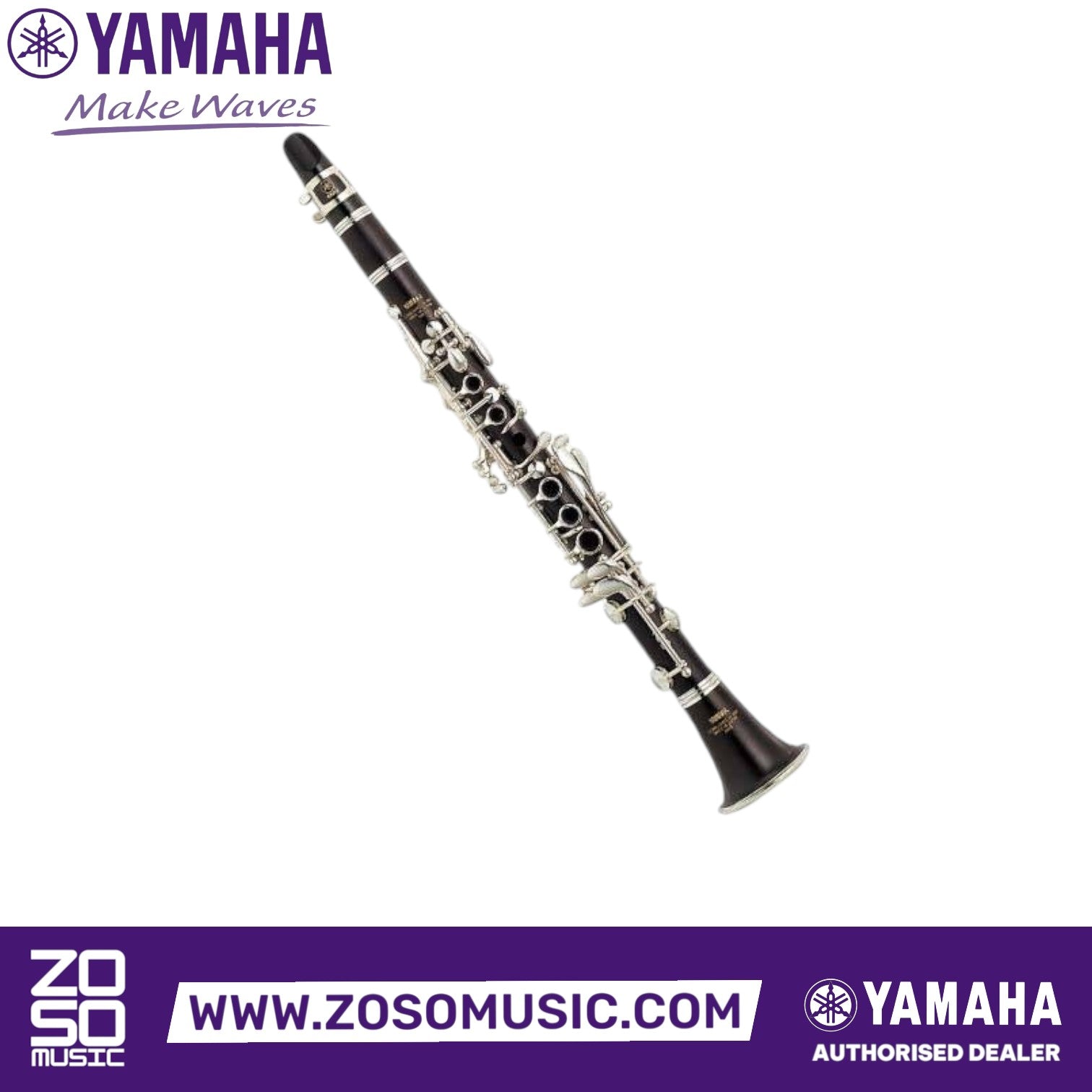 Zoso Music Yamaha YCL-681 II professional Eb clarinet made of grenadilla wood with silver-plated keys