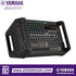 Zoso Music Yamaha EMX5 12-channel powered mixer with 1260W output, featuring multiple inputs and control knobs.