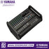 Zoso Music Yamaha EMX5 12-channel powered mixer with 1260W output, featuring multiple inputs and control knobs.
