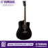 Zoso Music Yamaha FGX800C black acoustic-electric guitar with solid spruce top and cutaway body design