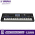 Zoso Music Yamaha Genos2 76-key arranger workstation keyboard with touchscreen and faders in a professional studio