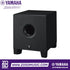 Zoso Music Yamaha HS8S 8-inch powered studio subwoofer in black with a front-facing bass-reflex port.