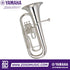Zoso Music Yamaha YEP-201MS silver-plated convertible marching euphonium with three front-action nickel-plated valves
