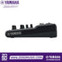 Zoso Music Yamaha MG06X 6-channel analog mixer in a durable black metal chassis, side profile view