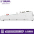 Zoso Music Yamaha MGX12V digital mixing console side view showing the sleek white chassis and control layout.