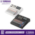Zoso Music Yamaha MGX12V digital mixing consoles in black and white featuring touchscreens and multiple faders.