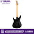 Back view of Zoso Music Yamaha Pacifica Standard Plus electric guitar in black with a maple neck and bolt-on joint.