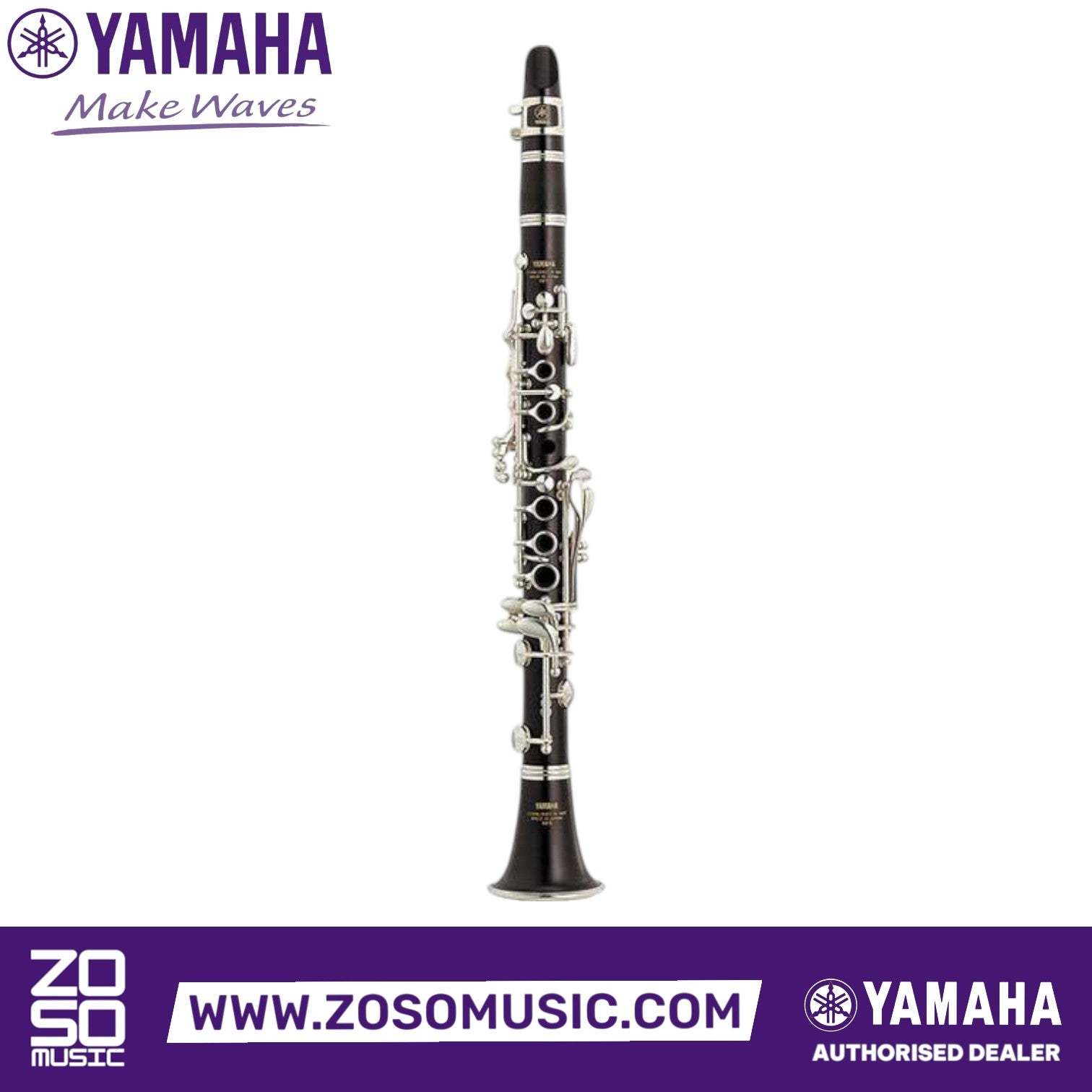 Zoso Music Yamaha YCL-681 II professional Eb clarinet made of grenadilla wood with silver-plated mechanism