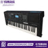 Zoso Music Yamaha PSR E473 61-key portable keyboard with black finish, pitch wheel, and digital display screen.