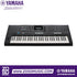 Zoso Music Yamaha PSR-E483 61-key portable keyboard with black finish, LCD screen, and live control knobs