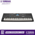 Zoso Music Yamaha PSR-EW425 76-key portable keyboard with black finish, control knobs, and LCD display screen.
