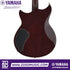 Back view of the Zoso Music Yamaha Chris Buck Signature Revstar electric guitar with dark mahogany body finish