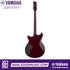 Back view of Zoso Music Yamaha Revstar Professional RSP20 electric guitar in Swift Blue with mahogany body