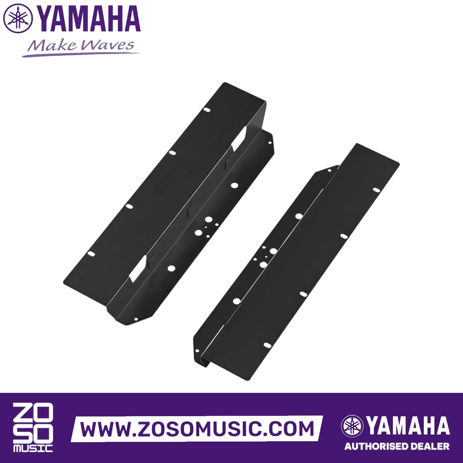 Zoso Music Yamaha RK-DM3 black metal rackmount kit for DM3S and DM3 digital mixers