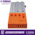 Zoso Music Yamaha Seqtrak mobile music ideastation in orange and grey with control knobs, pads, and USB-C port.