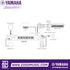 Zoso Music diagram showing Yamaha SHS-500 Sonogenic keytar connectivity with PC, MIDI devices, and audio equipment.