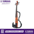 Zoso Music Yamaha SVV200 silent electric viola with brown spruce body, maple neck, and black frame on white background